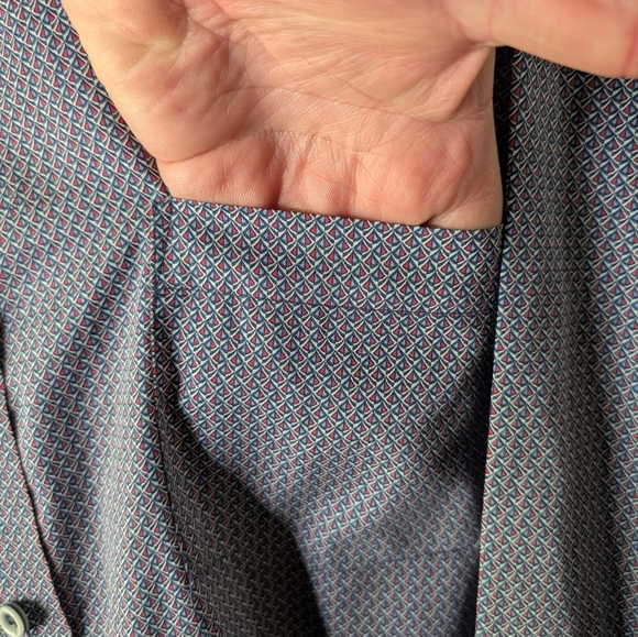 Johnston & Murphy Muiltcolered Patterned Shirt XXL - Picture 5 of 6